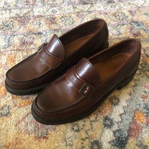 Brown Leather Loafers Size 9 M